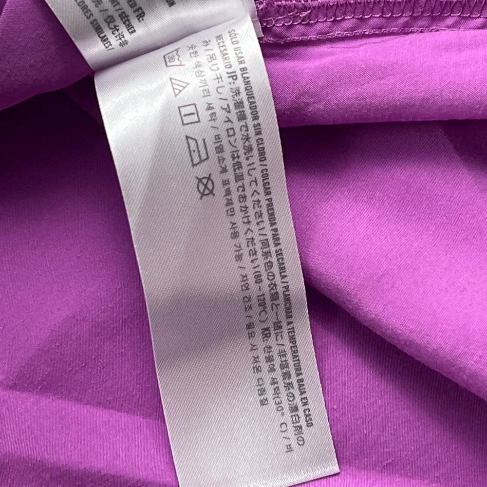 NEW Abercrombie & Fitch Maxi Dress Womens XS Purple High Neck Drape Sleeveless